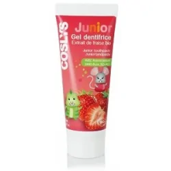 coslys gel dentifrice junior extrait de fraise bio (50ml)