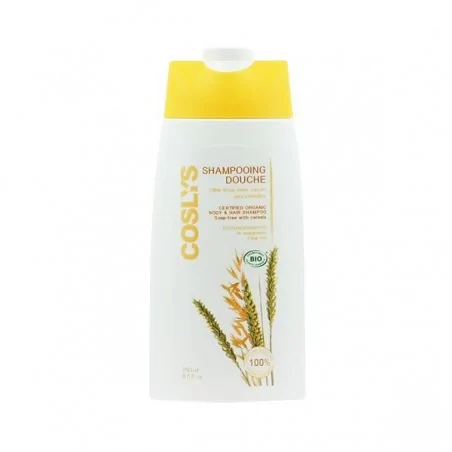coslys shampooing douche ultra doux sans savon aux cerales (250ml)