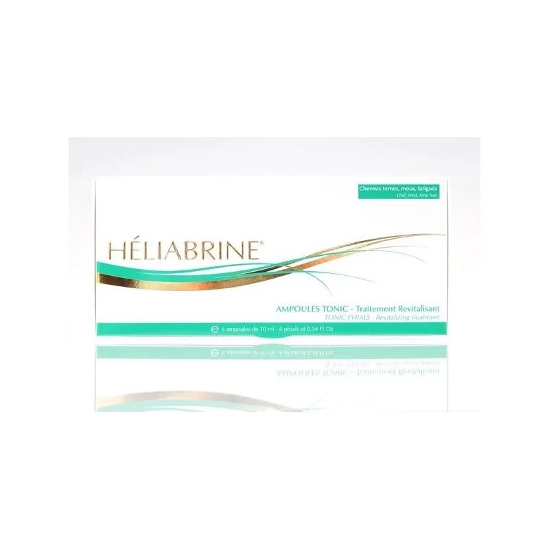 Héliabrine Ampoules Cheveux Tonic- Traitement Revitalisant Cheveux Ternes Mous 6x 10ml