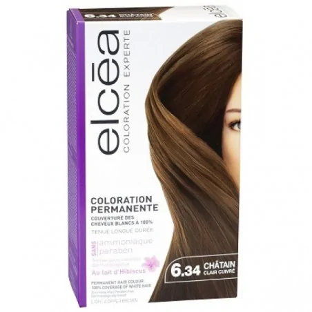 Elcéa Coloration 6.34 Chatin Clair Cuivre
