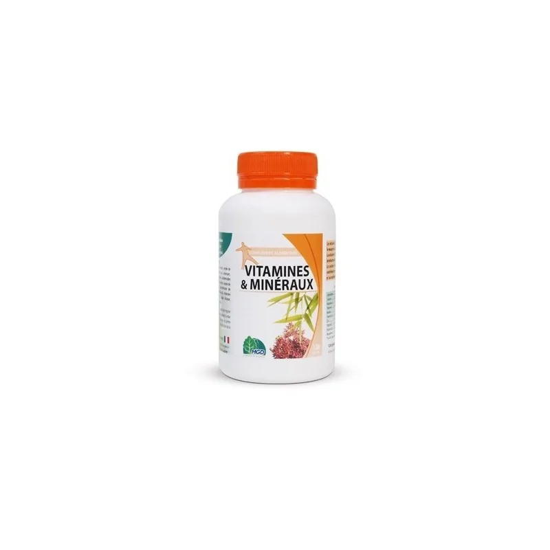 MGD Nature Vitamines & Minéraux 120 gélules -