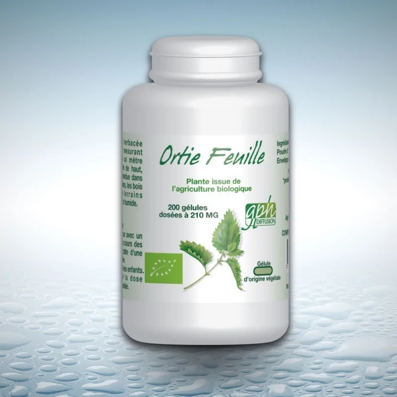 Ortie feuille Bio AB 200 gélules végétales 210 mg