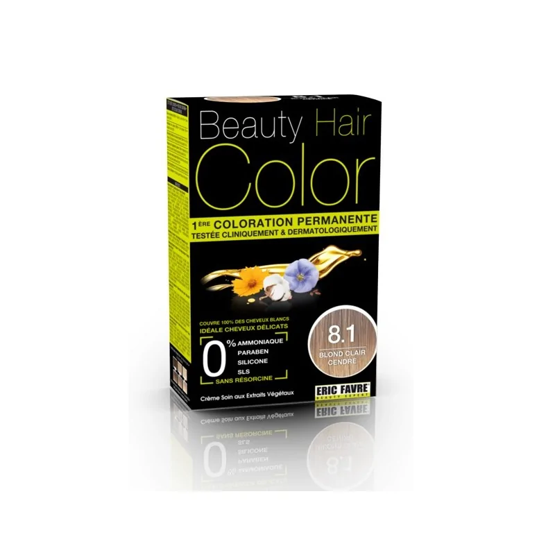 BEAUTY HAIR COLOR Blond Clair Cendré 8.1 - 160ml