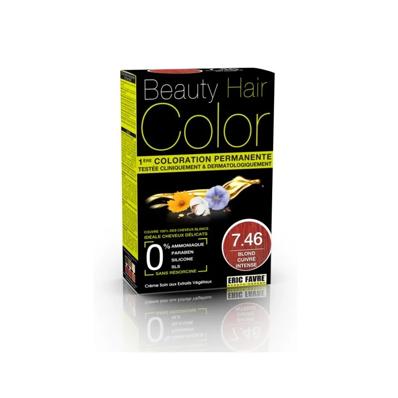 BEAUTY HAIR COLOR Blond Cuivré Intense 7.46 - 160ml