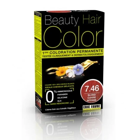 BEAUTY HAIR COLOR Blond Cuivré Intense 7.46 - 160ml