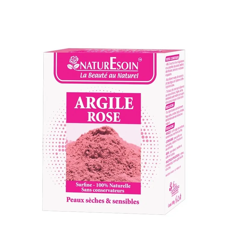 NATURE SOIN ARGILE ROSE 100 g