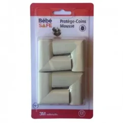 Bébé Safe PROTEGE COINS MOUSSE BLANC (4 pcs) - 90009252B