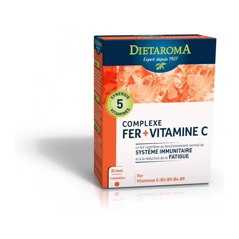 dietaroma Complexe Fer + vitamine C 30comprimés