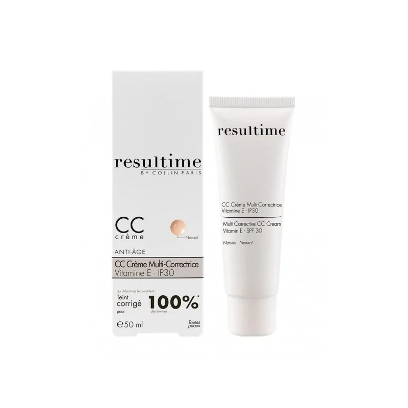 RESULTIME CC Crème Multi-Correctrice Vitamine SPF 30 Naturel