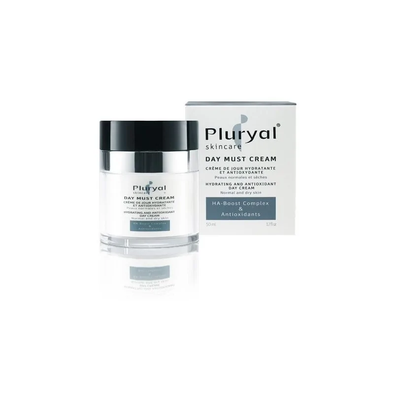 Pluryal Skincare Crème de jour Hydratante et Antioxydante (peaux normales et sèches) 50ml
