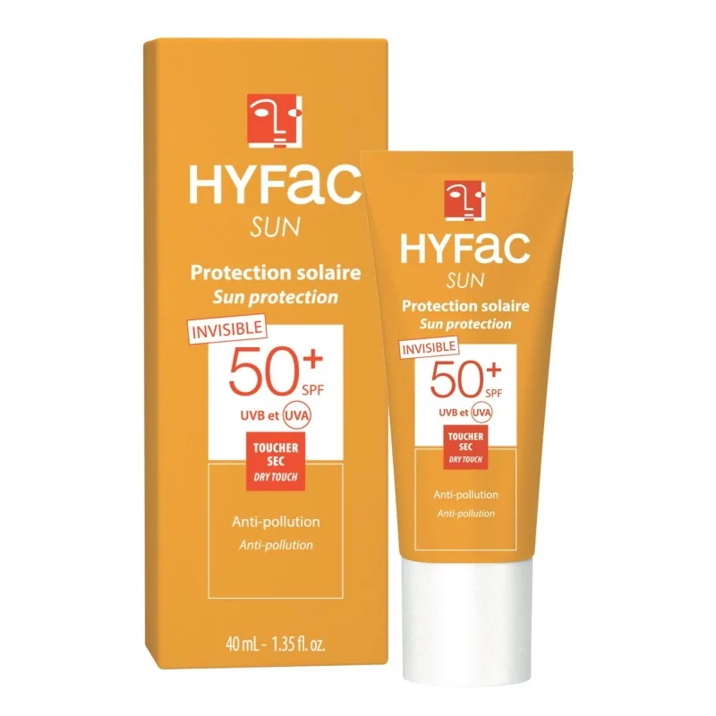 HYFAC SUN PROTECTION SOLAIRE INVISIBLE SPF 50+ TOUCER SEC
