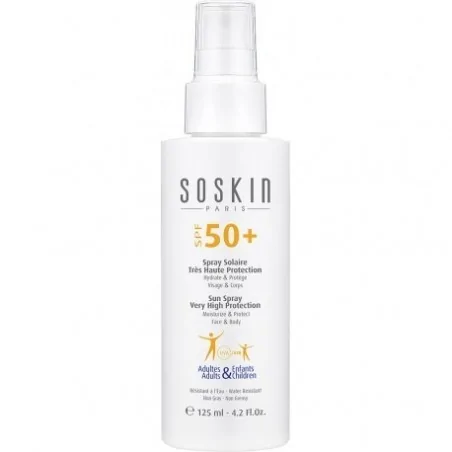 Soskin spray solaire très haute protection spf50+