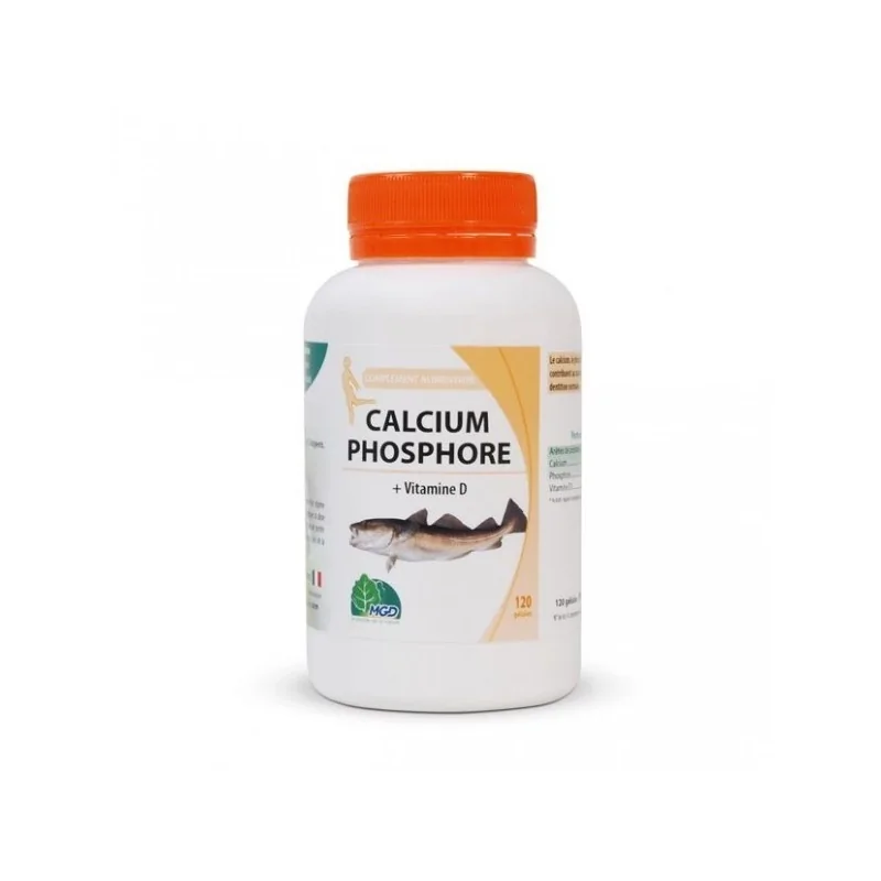 MGD NATURE calcium phosphore + vit d 120 gelules