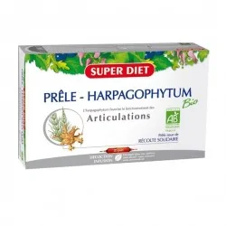 Super diet prêle harpagophytum bio 20 ampoules