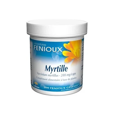 Fenioux myrtille (vaccinium myrtillus) santé vasculaire 200 gélules