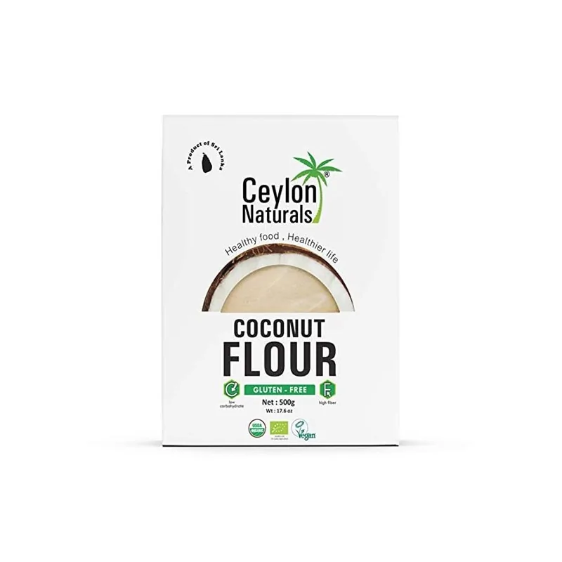 CEYLON NATURALS Farine de Coco Sans Gluten 500 G
