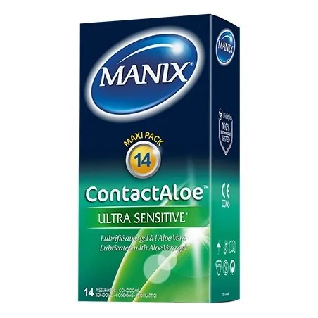 Manix Contact Aloe 14 préservatifs