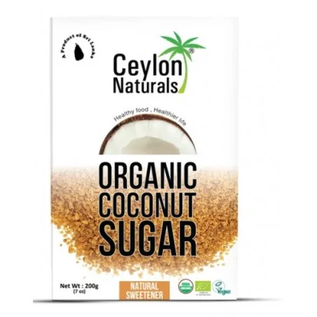 CEYLON NATURALS Sucre de coco Bio 200G