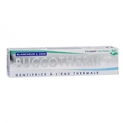 BUCCOTHERM Dentifrice Blancheur & Soin certifié BIO 75ml