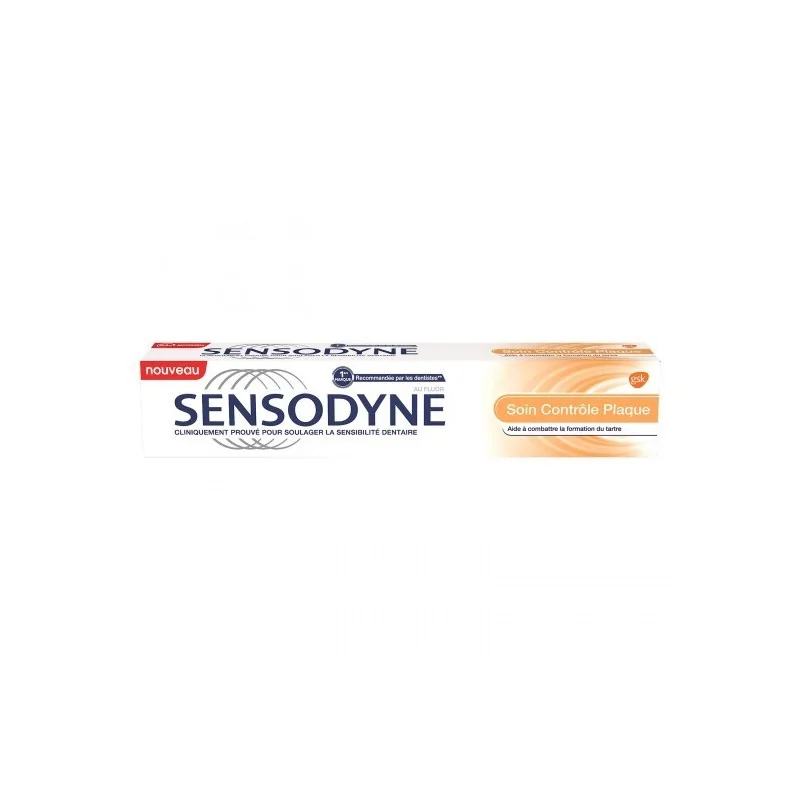 Sensodyne Dentifrice Soin Controle Plaque 75ml
