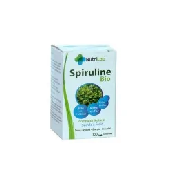 NutriLab Spiruline Bio 100 Comprimés