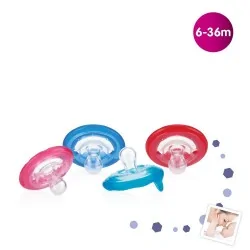 NUBY Sucette 100% silicone...