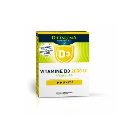 Dietaroma Vitamine D3 2000UI Vegetale 40comprimes