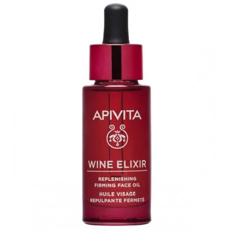 Apivita Wine Elixir Huile visage Repulpante 30ml