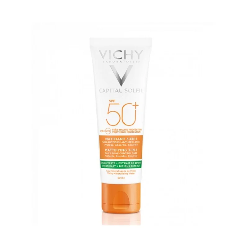 Vichy CAPITAL SOLEIL Matifiant 3-en-1 SPF 50+ Crème solaire