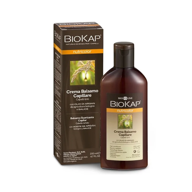 Biokap Crème Balsamo Baume capillaire à l’Argan 200 ml