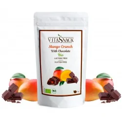 Vitasnack Croustillant de mangue au chocolat BIO 28g