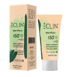 Eclin crème solaire SPF50+ mat+pores 50ml