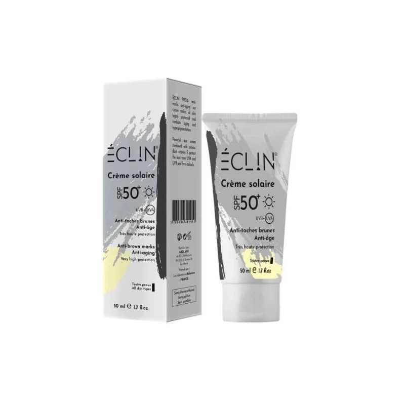 Eclin crème solaire SPF50+ anti taches brunes et anti-âge