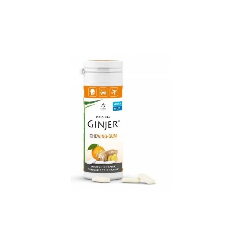 GINJER CHEWING-GUM GINGEMBRE ORANGE 30 G