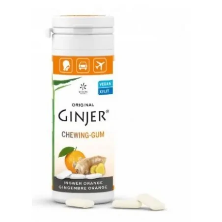 GINJER CHEWING-GUM GINGEMBRE ORANGE 30 G