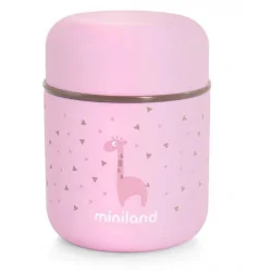 Miniland THERMOS ALIMENT SOLIDE 600 ML ROSE 89222