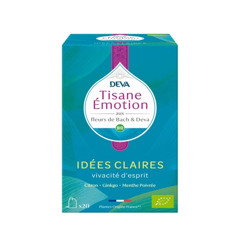 DEVA Tisane Emotion Idées Claires Vivacité D'esprit parapharmacie maroc