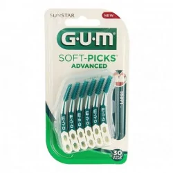 Gum Soft Picks Advanced Large 30 Pièces 651