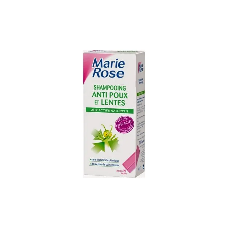 Marie Rose Shampooing Anti Poux Et Lentes, 125ml