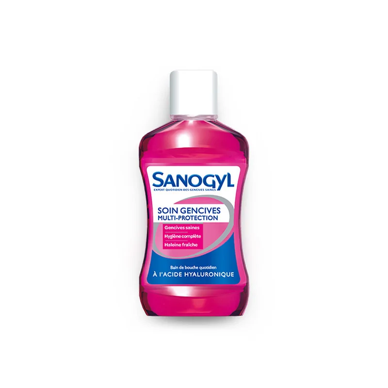 Sanogyl bain de bouche multiprotection a l'acide hyaluronique 500ml