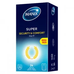 MANIX SUPER Sécurite Et Confort x24 Préservatifs
