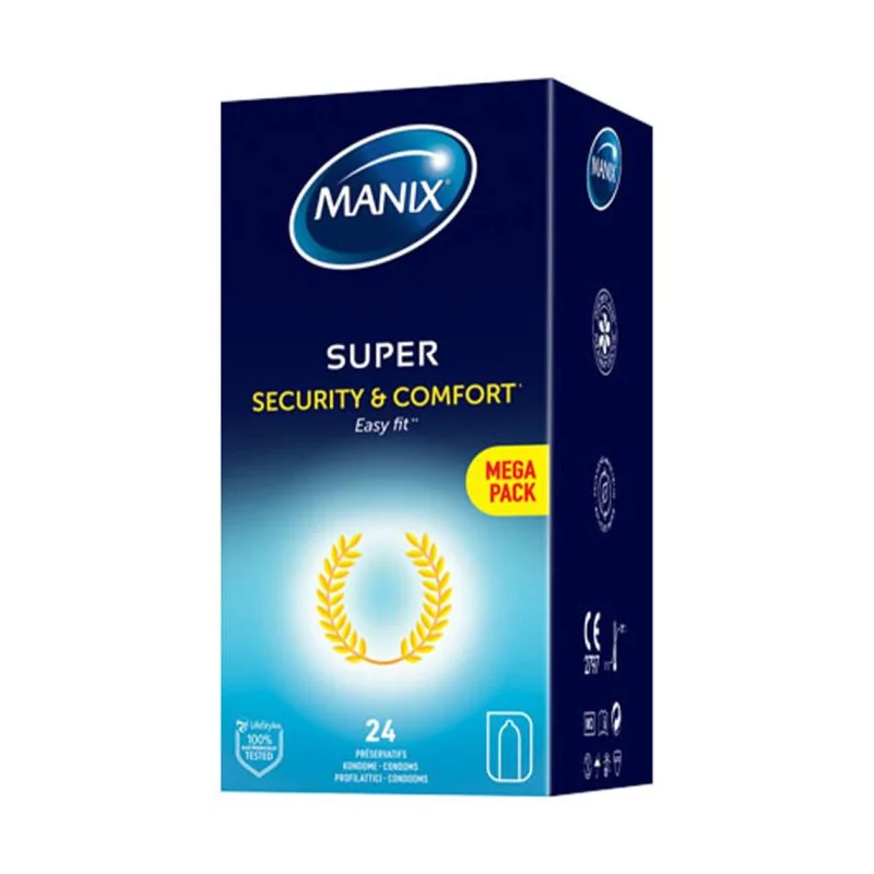 MANIX SUPER Sécurite Et Confort x24 Préservatifs