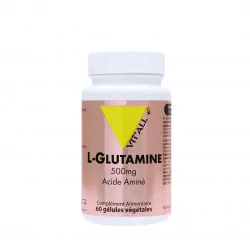 VITALL+ L-Glutamine 500Mg 60 Gélules