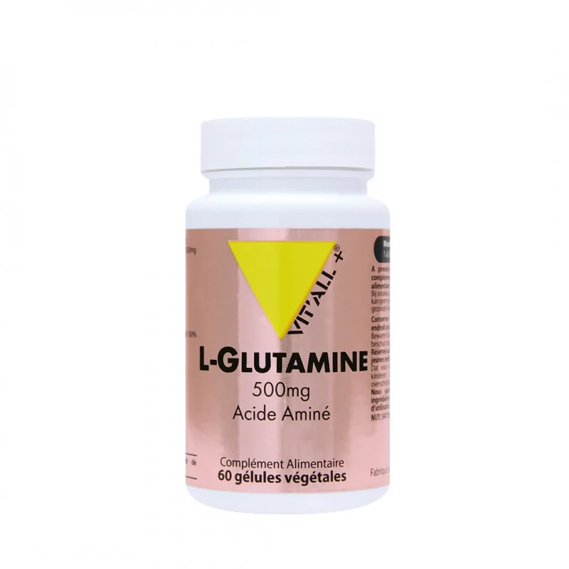 VITALL+ L-Glutamine 500Mg 60 Gélules