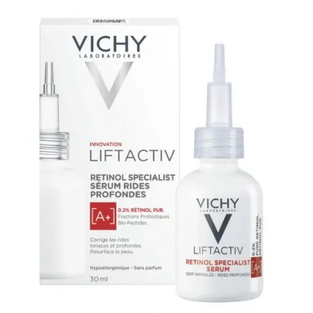 VICHY Liftactiv RETINOL Serum Soin anti-rides Tous types de peaux 30ml