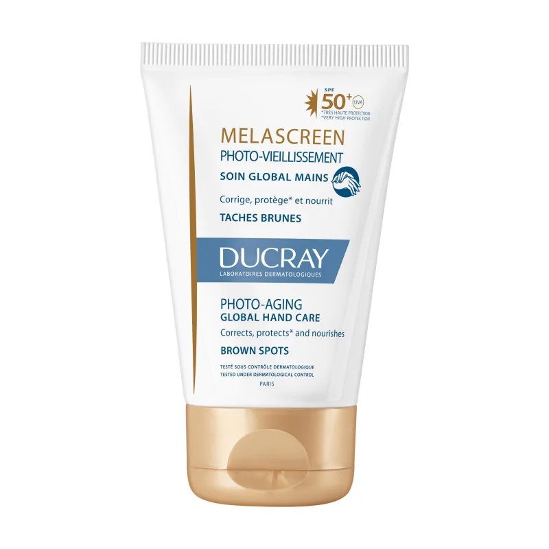 Ducray Soin Global Mains Photo-vieillissement - Crème anti tache main — Melascreen 50 ml