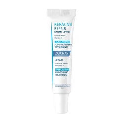 Ducray — Baume réparateur lèvres abîmées par les traitements anti-acnéique oral — Keracnyl Repair 15 ml