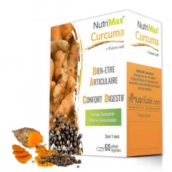 Nutrimax Curcuma + Poivre Noir 60 Gelules