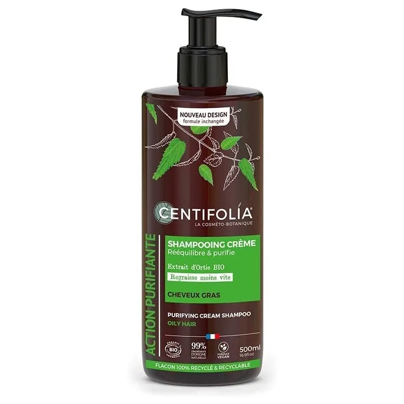 Centifolia Shampoing Creme Purifiant Cheveux Gras 500ml
