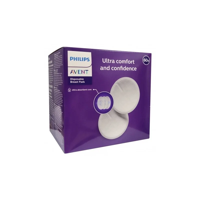 AVENT COUSSINETS JETABLES ULTRA CONFORT X60